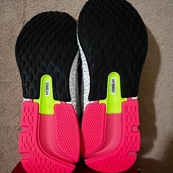 NIB PUMA Women 8.5 Hybrid Sky‎ White Pink Yellow 192576-05 - Picture 7 of 7